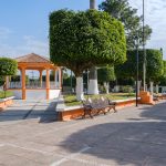 A sunny day at a park in Gomez Farias, Michoacan, Mexico